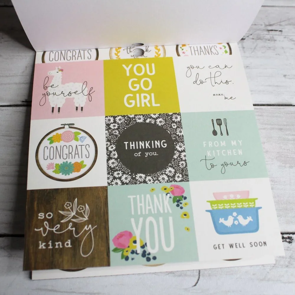 Jen Hadfield Scrapbook Cardstock Paper Pad 6